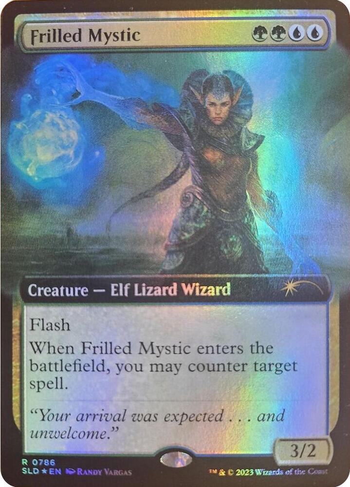 Frilled Mystic #786 (Extended Art) FOIL Secret Lair Drop Series