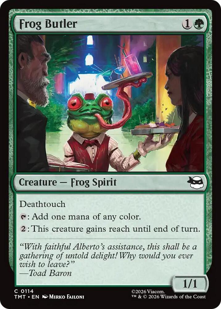 Frog Butler #114 Teenage Mutant Ninja Turtles