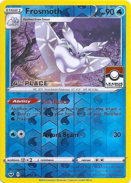 Frosmoth #64 (League Challenge) (4th Place) League & Championship Cards