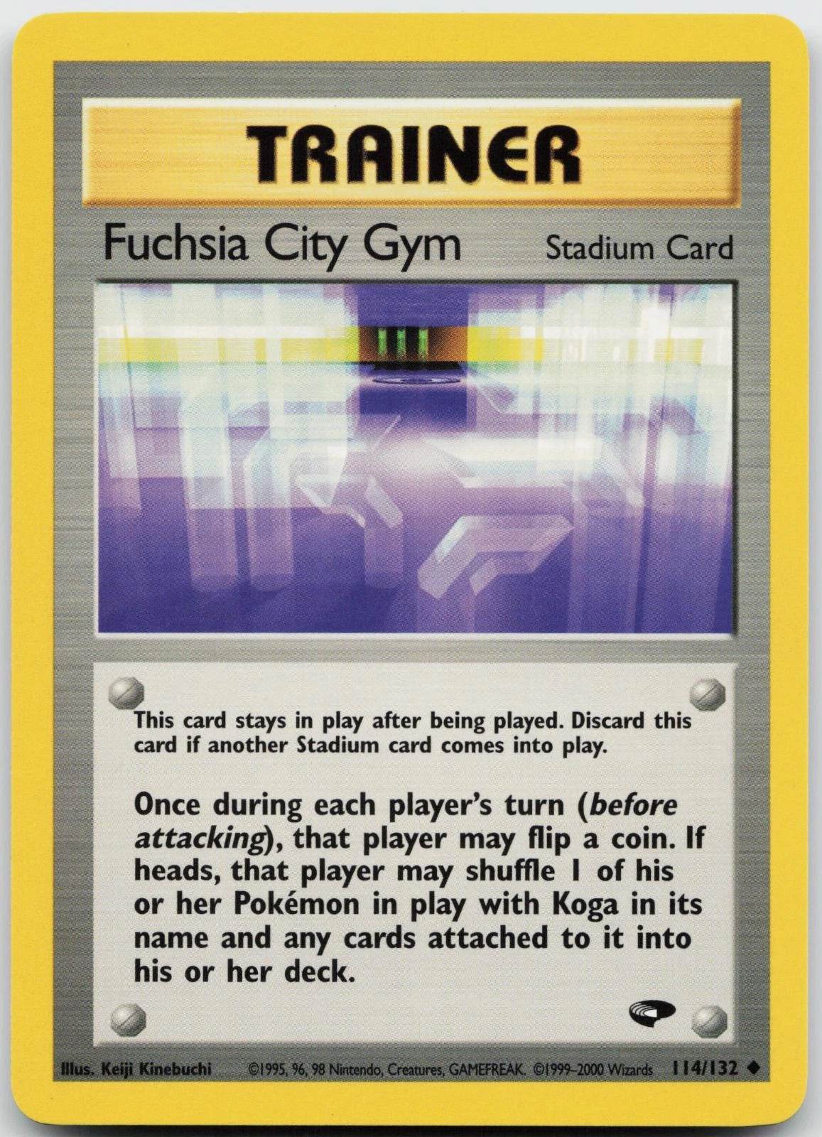 Fuchsia City Gym (Unlimited Edition) #114 Gym Challenge