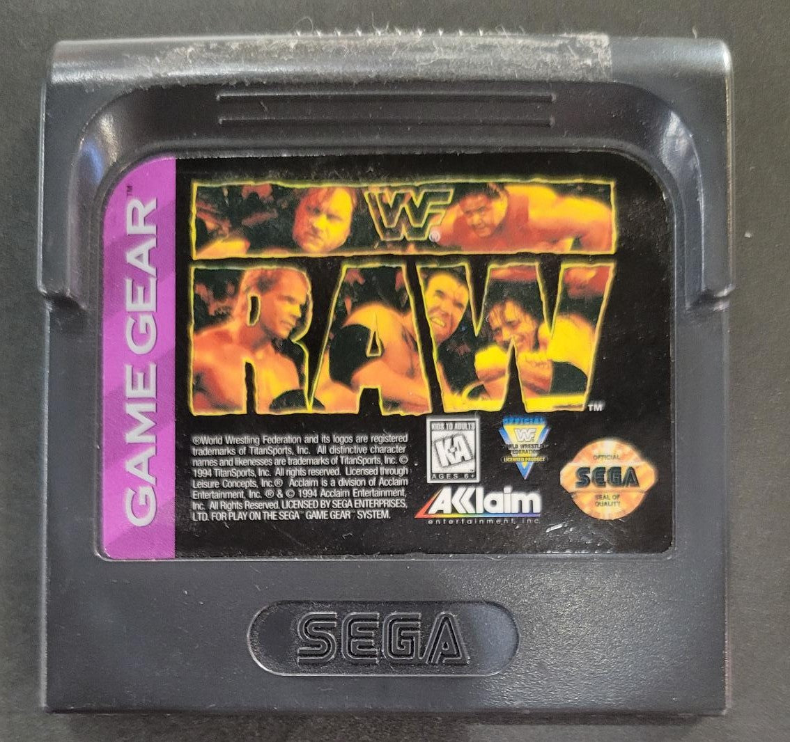 Game Gear WWF Raw