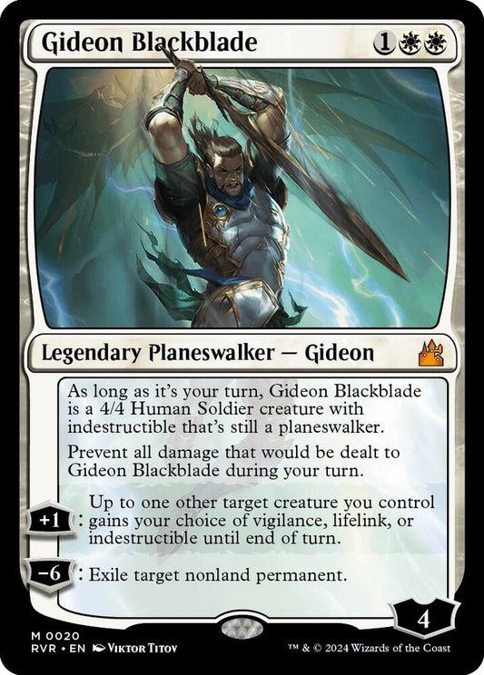 Gideon Blackblade #20 Ravnica Remastered