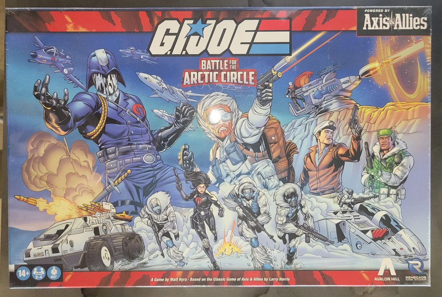 G.I. Joe Battle for the Arctic Circle Board Game (Axis & Allies) NEW/SEALED