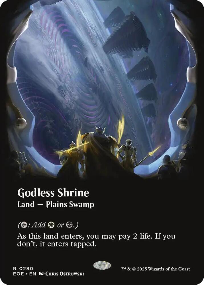 Godless Shrine #280 (Borderless) Edge of Eternities