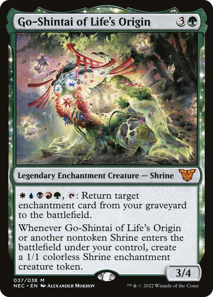 Go-Shintai of Life's Origin #37 Commander: Kamigawa: Neon Dynasty