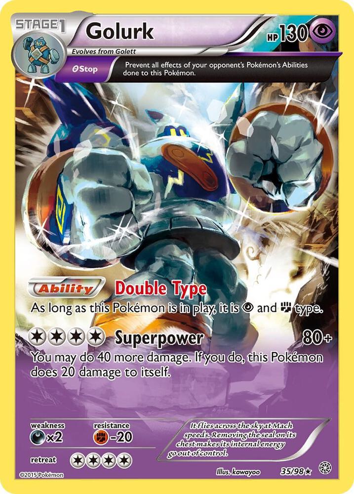 Golurk #35 XY - Ancient Origins