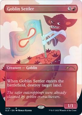 Goblin Settler #1076 Secret Lair Drop Series