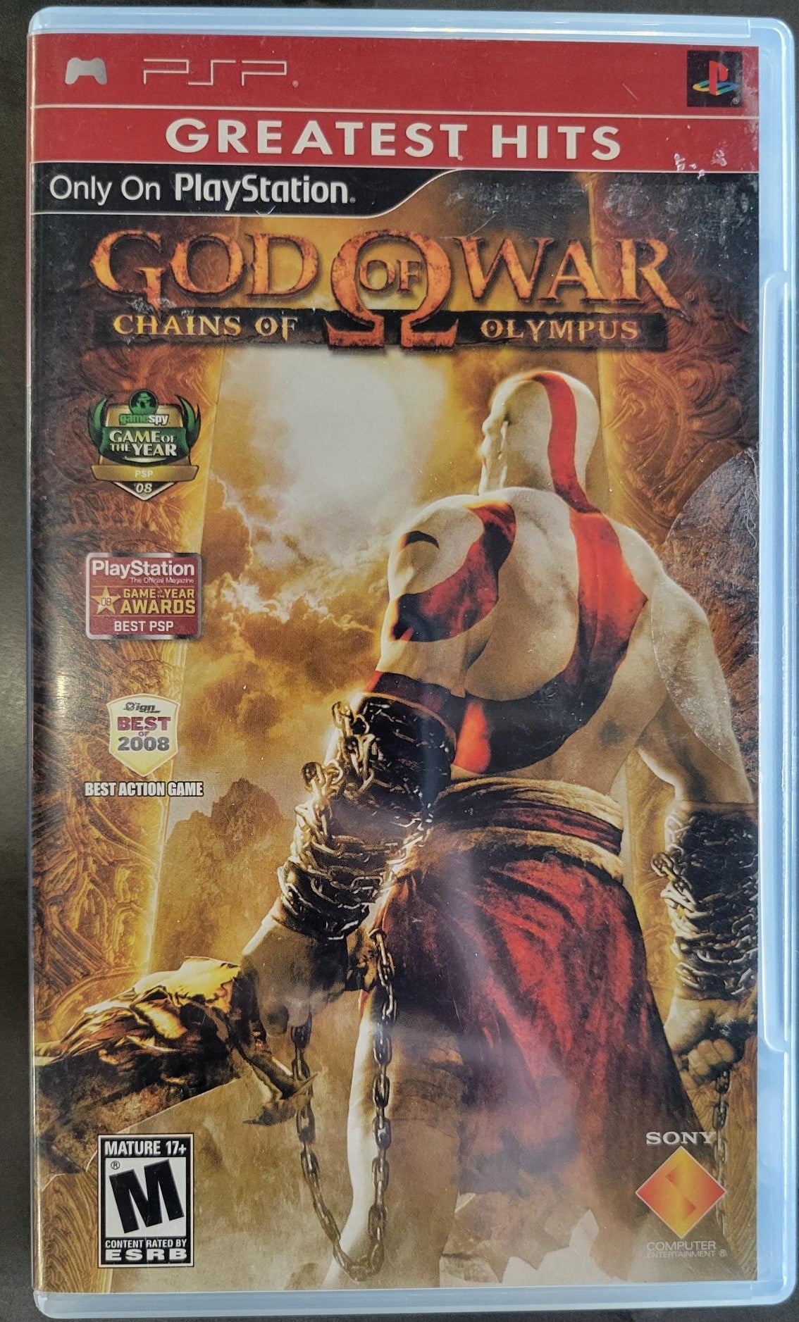 PSP God of War Chains of Olympus (Greatest Hits) (Complete)