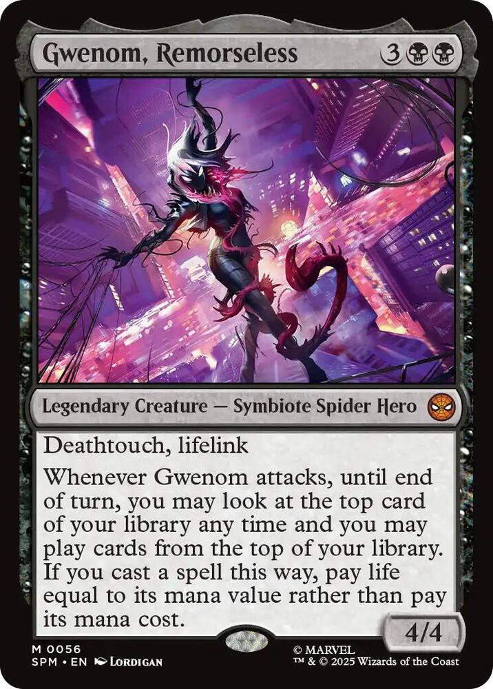 Gwenom, Remorseless #56 Marvel's Spider-Man