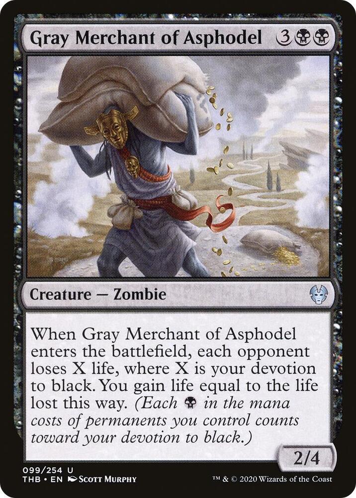 Gray Merchant of Asphodel #99 Theros Beyond Death