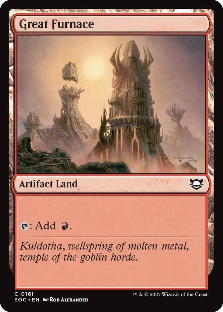 Great Furnace #161 Commander: Edge of Eternities