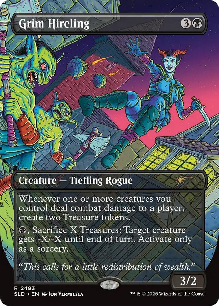 Grim Hireling #2493 FOIL Secret Lair Drop Series