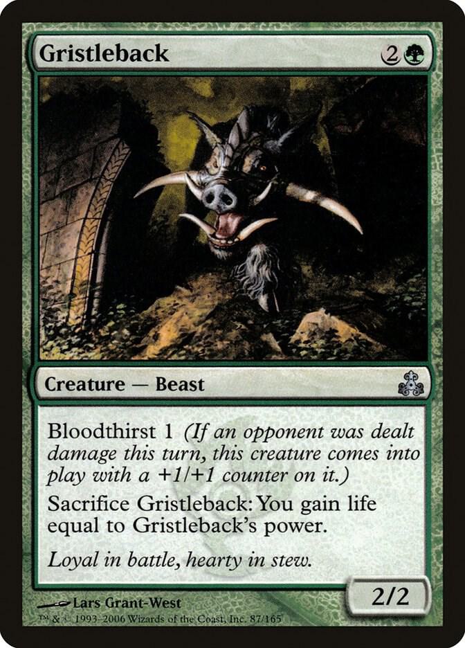 Gristleback #87 FOIL Guildpact