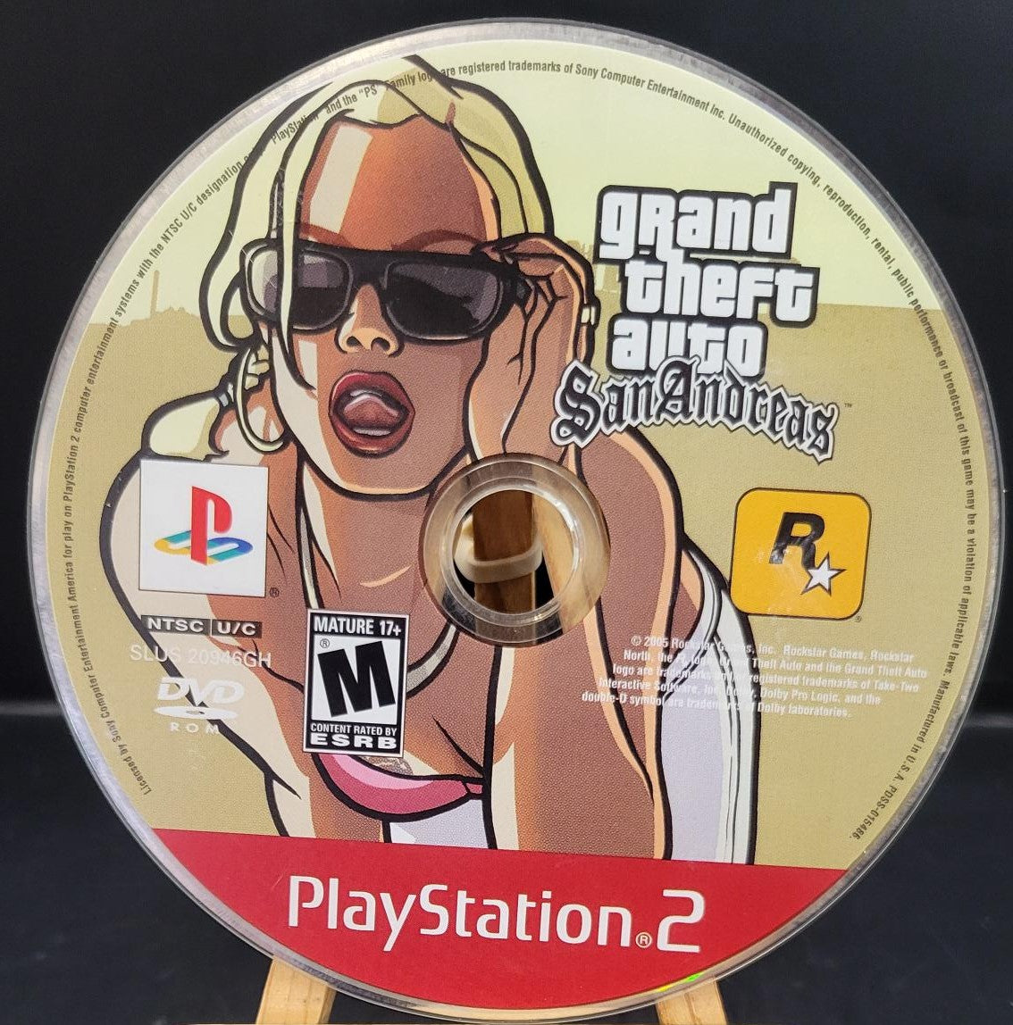 Playstation 2 Grand Theft Auto San Andreas (Greatest Hits) (Disc