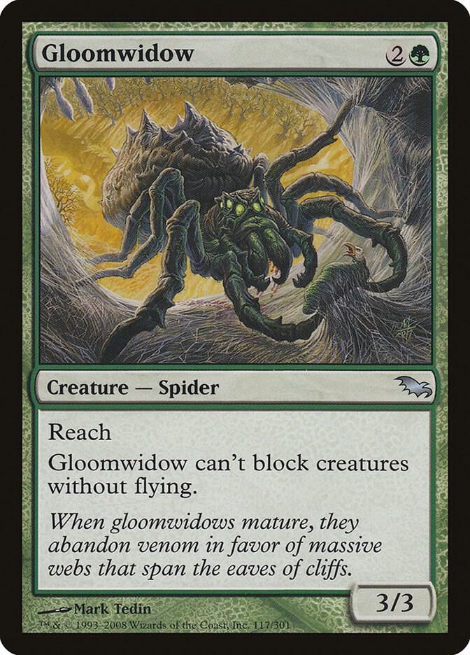 Gloomwidow #117 FOIL Shadowmoor