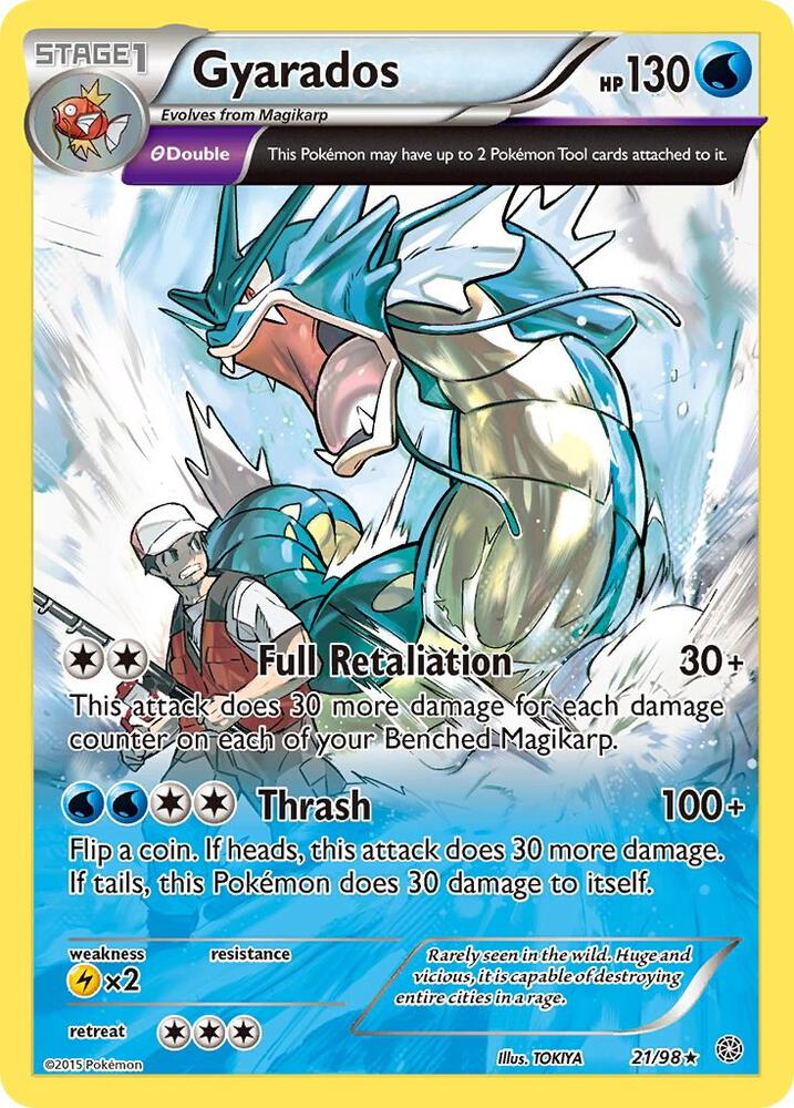 Gyarados #21 HOLOFOIL XY - Anceint Origins