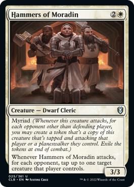 Hammers of Moradin #25 Commander Legends: Battle for Baldur's Gate