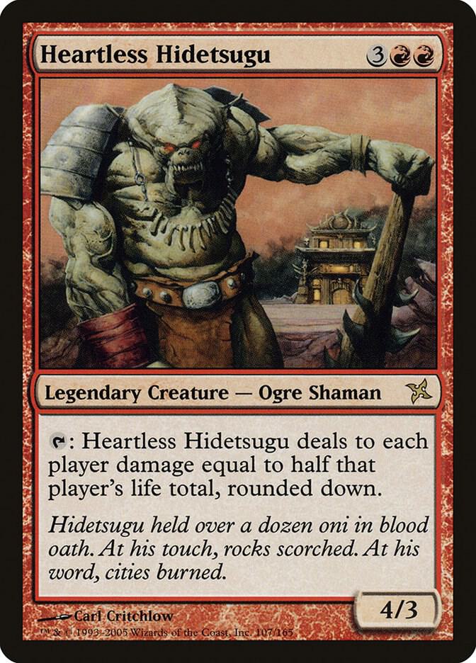 Heartless Hidetsugu #107 Betrayers of Kamigawa