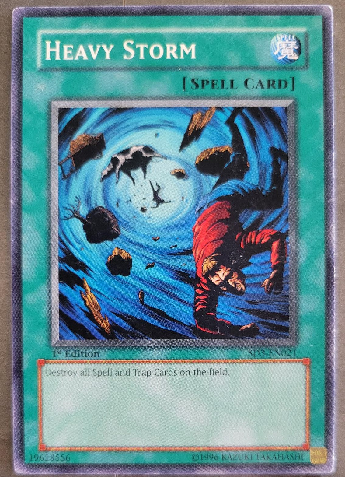 Heavy Storm 1st Edition Structure Deck Blaze of Destruction