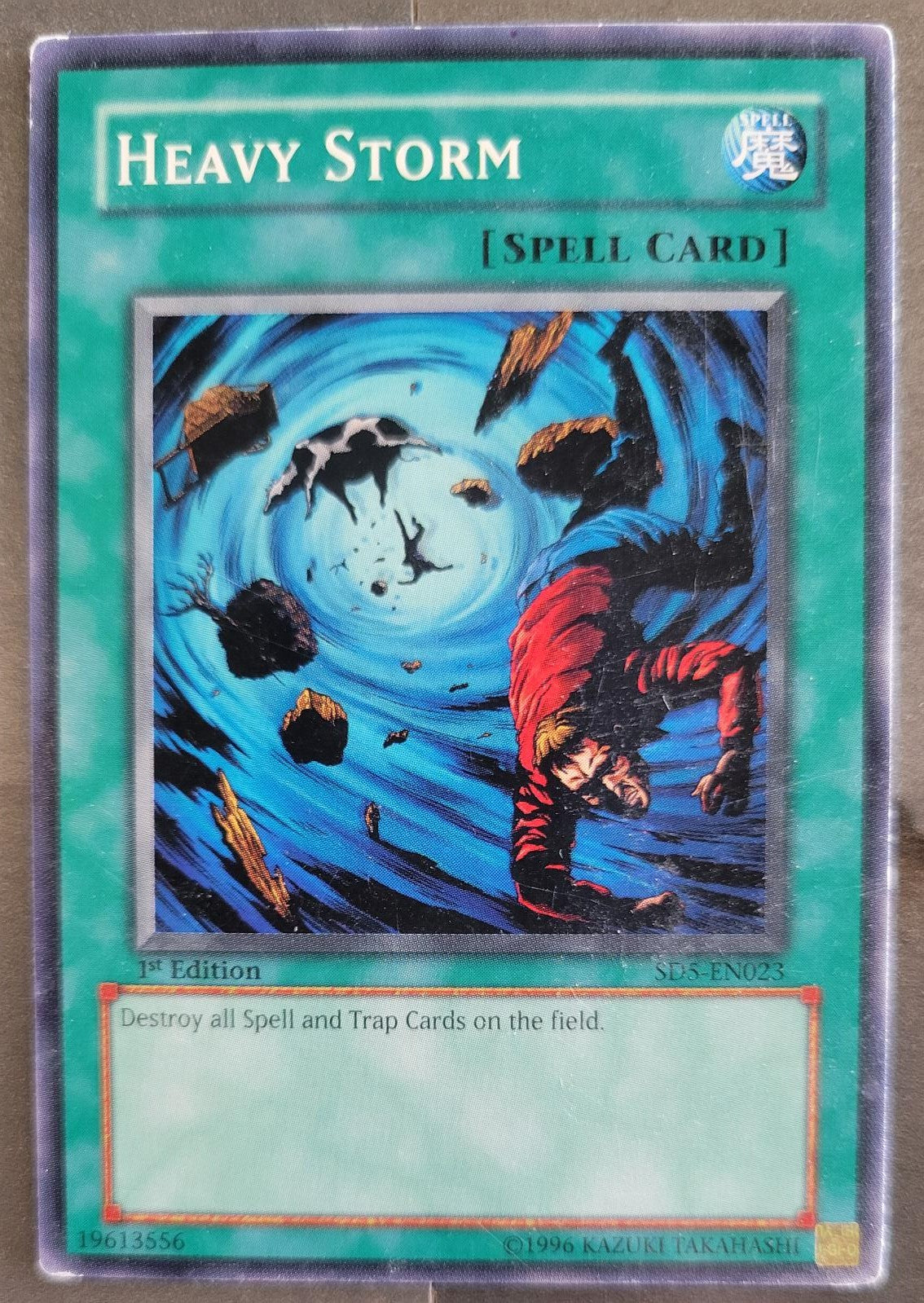 Heavy Storm 1st Edition Structure Deck Warrior's Triumph