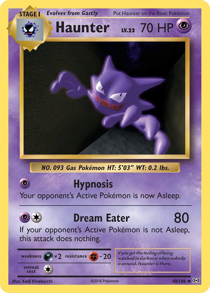 Haunter #48 FOIL XY - Evolutions