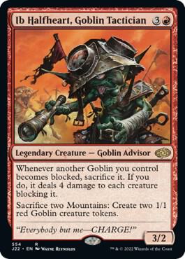 Ib Halfheart, Goblin Tactician #554 Jumpstart 2022