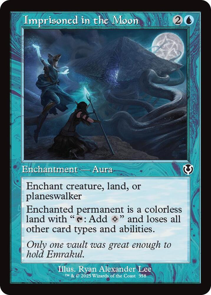 Imprisoned in the Moon #358 (Retro Frame) FOIL Innistrad Remastered