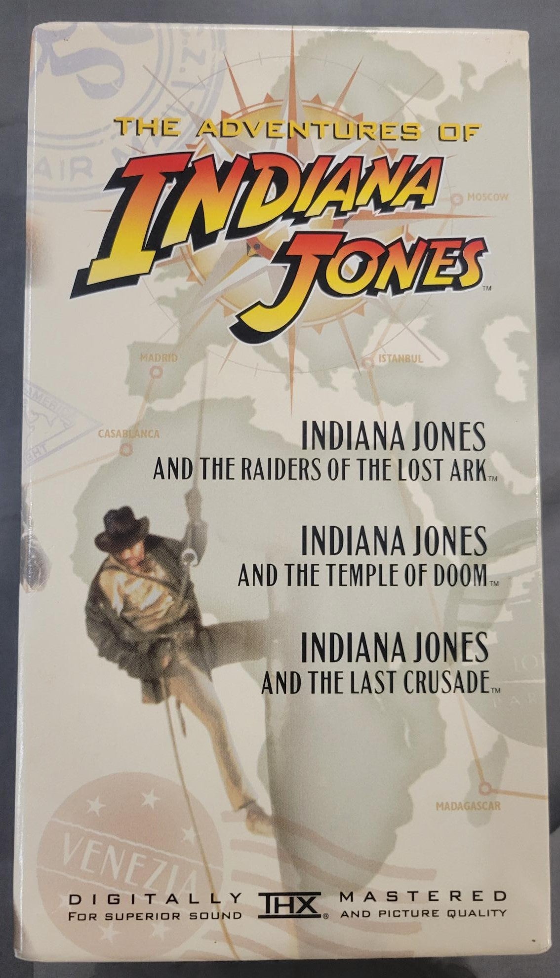 Adventures of Indiana Jones 3 Movie VHS Set (2 movies still SEALED)