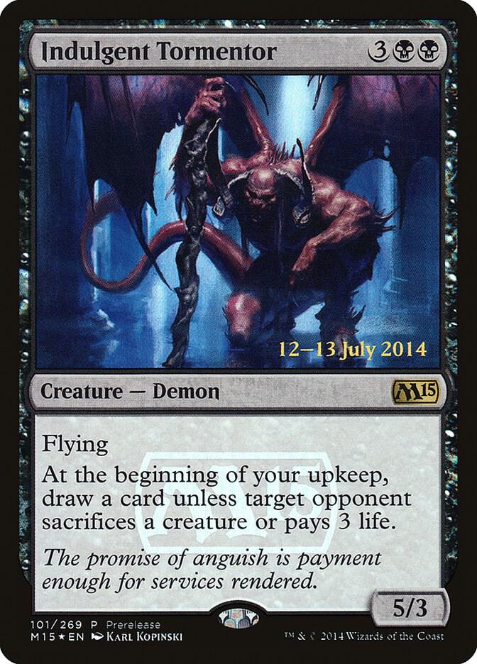 Indulgent Tormentor #101 Prerelease Cards (Magic 2015)