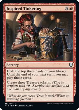 Inspired Tinkering #183 FOIL Commander Legends: Battle for Baldur's Gate