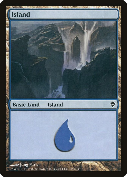Island #235a Zendikar