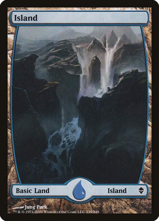 Island #235 (Full Art) Zendikar