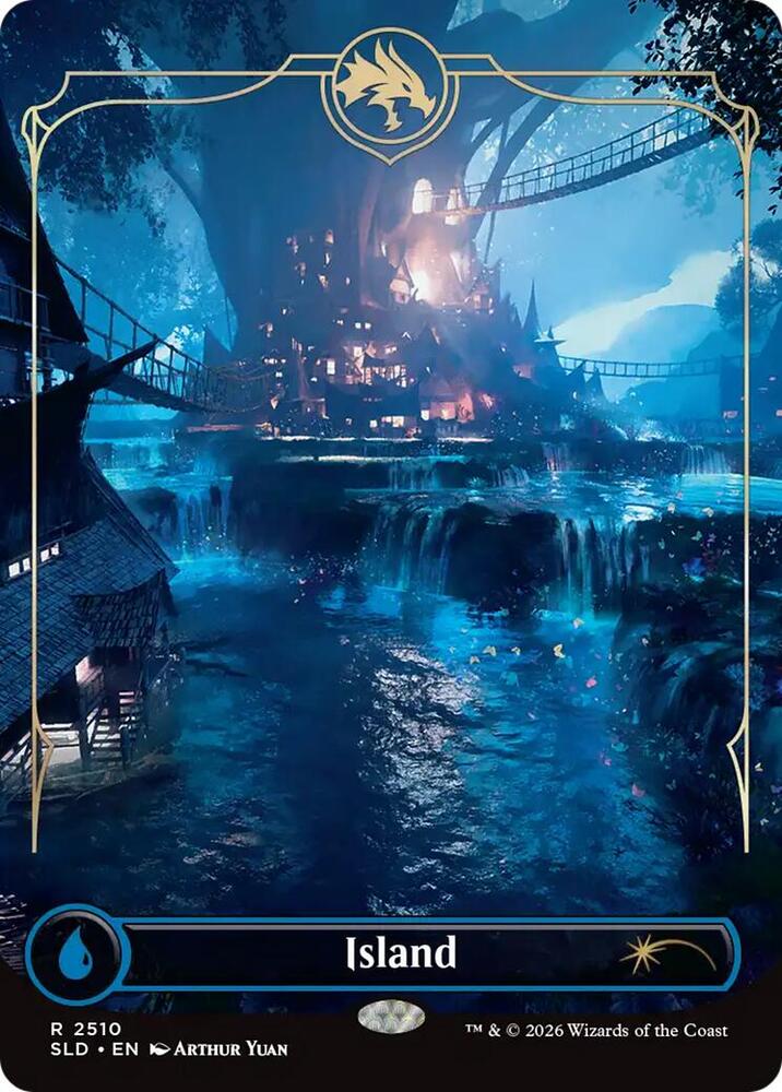 Island #2510 FOIL Secret Lair Drop Series