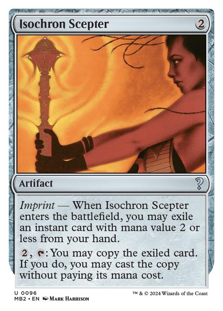Isochron Scepter (White Border) #96 Mystery Booster 2