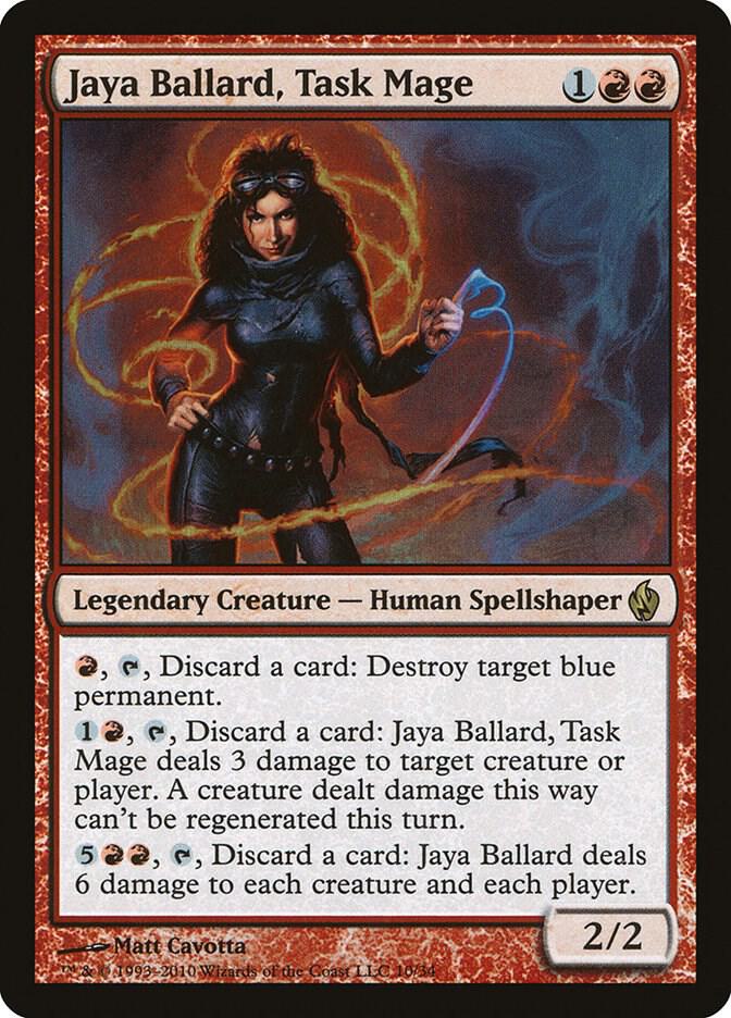 Jaya Ballard, Task Mage #10 FOIL Premium Deck Series: Fire and Lightning