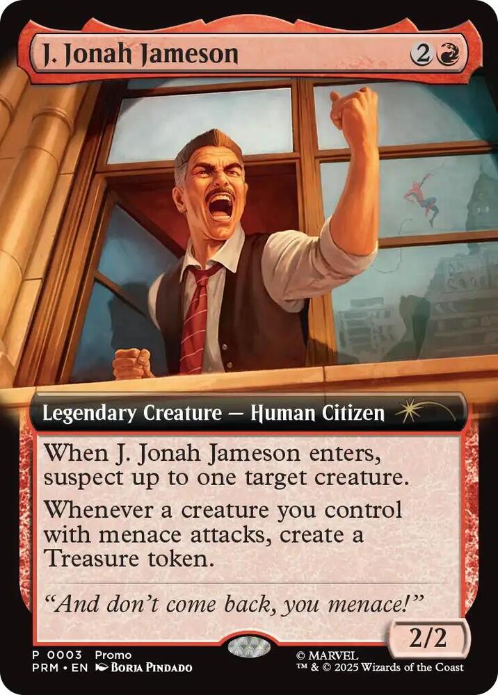 J. Jonah Jameson (Extended Art) #3 FOIL Unique & Miscellaneous Promos