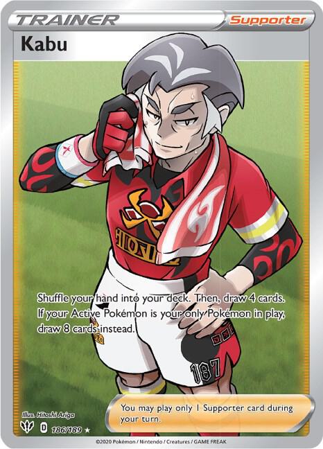 Kabu (Full Art) #186 SWSH03: Darkness Ablaze
