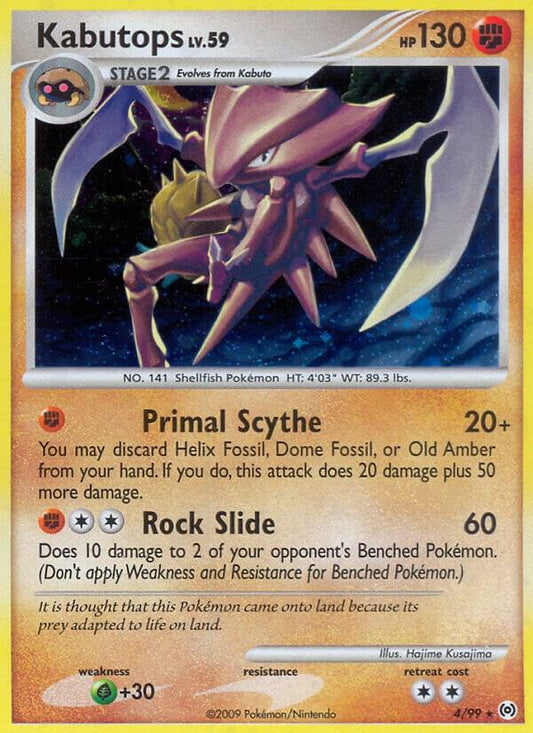 Kabutops #4 FOIL Arceus