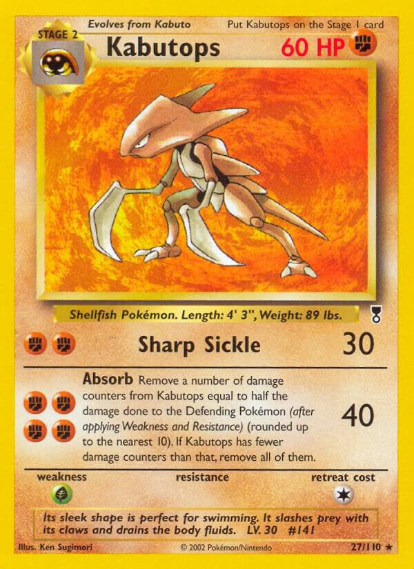 Kabutops #27 Legendary Collection