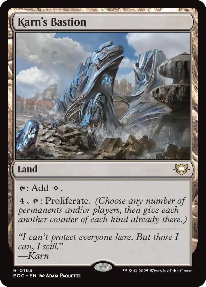 Karn's Bastion #163 Commander: Edge of Eternities