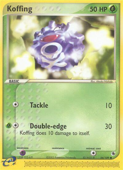 Koffing #54 FOIL Ruby and Sapphire