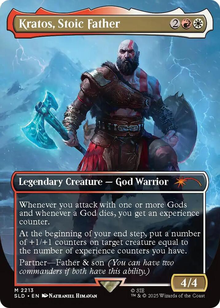 Kratos, Stoic Father #2213 Secret Lair Drop Series