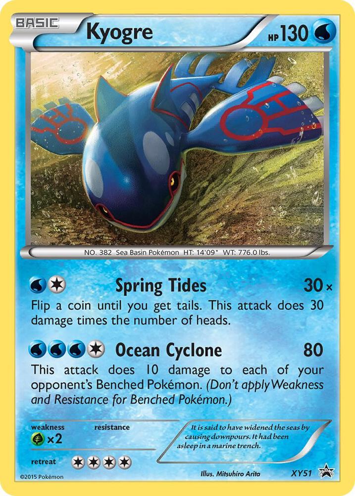 Kyogre #XY51 XY Promos