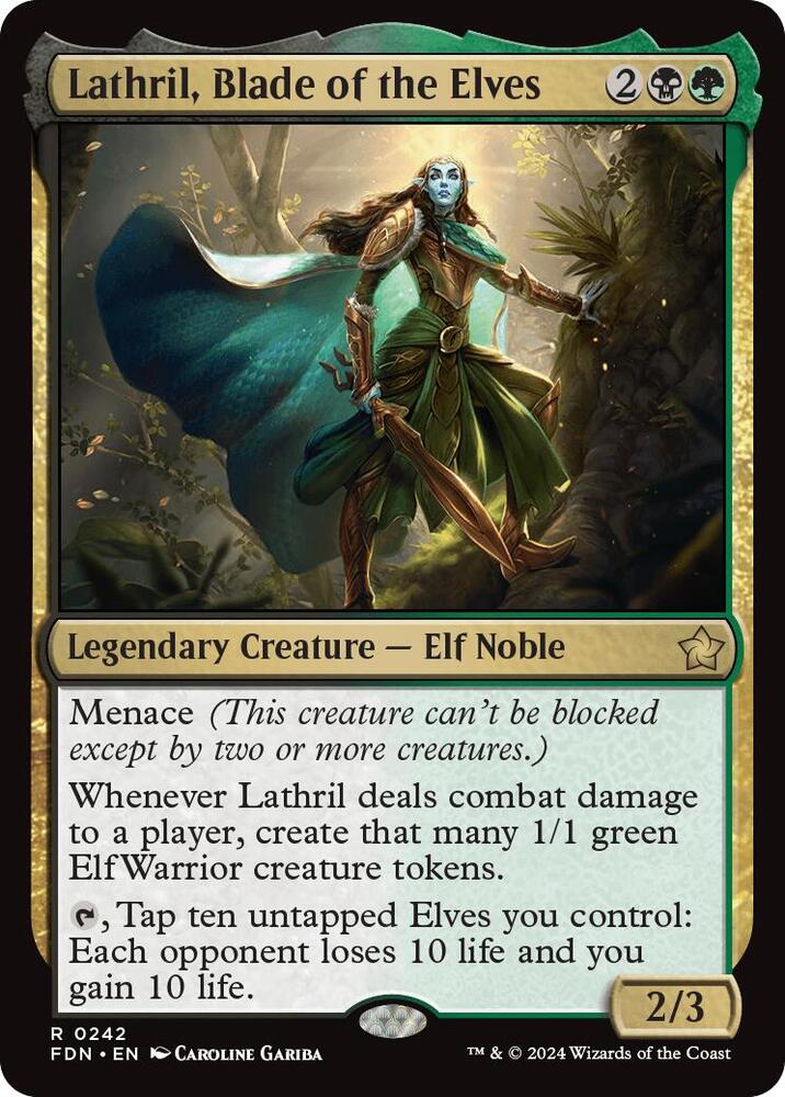 Lathril, Blade of the Elves #242 Foundations
