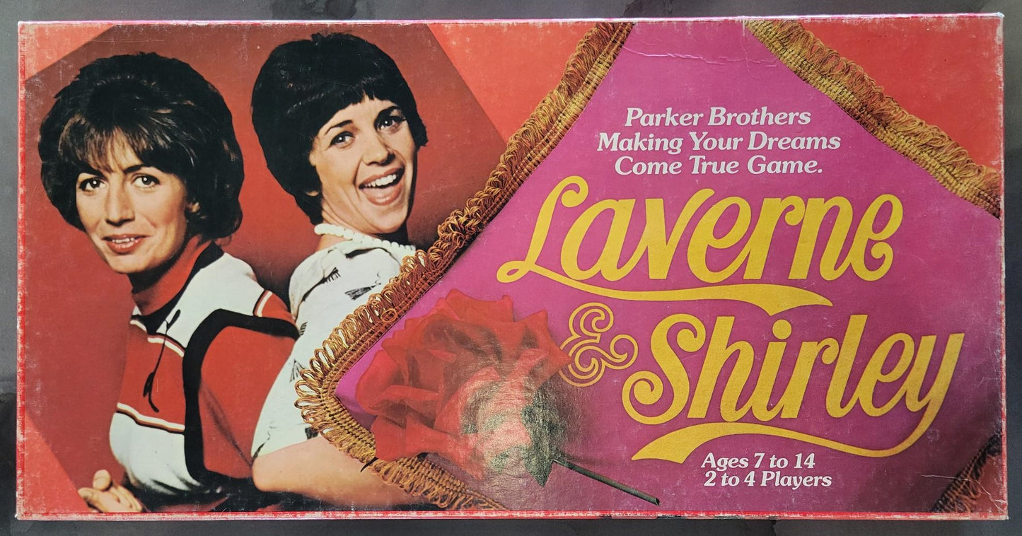 Laverne & Shirley Parker Brothers Board Game