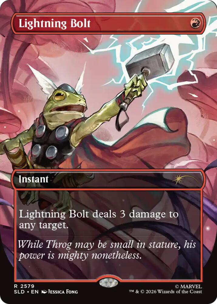 Lightning Bolt #2579 Secret Lair Drop Series