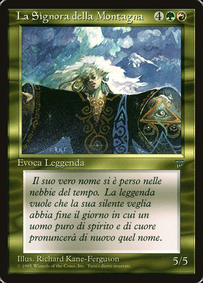 Lady of the Mountain (Italian) - Legends