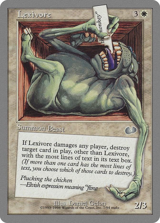 Lexivore #7 Unglued