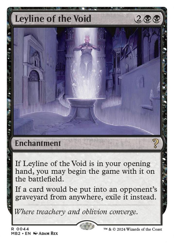Leyline of the Void (White Border) #44 Mystery Booster 2