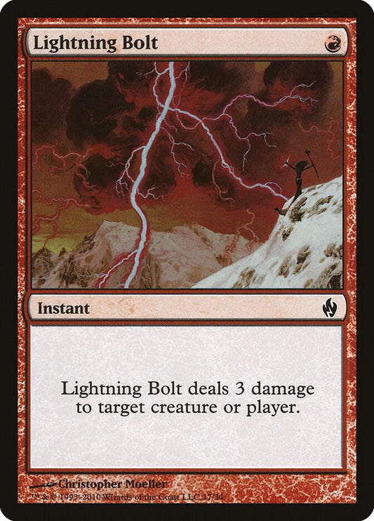 Lightning Bolt #17 FOIL Premium Deck Series: Fire and Lightning